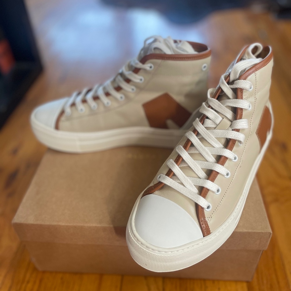 Brand new, NWT, Aloha TB.35 Cookie leather high top sneakers size 39